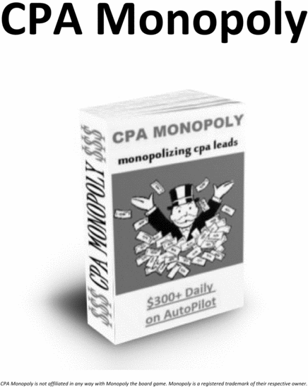 Product picture CPA monopoly.10 super methods to earn online!!